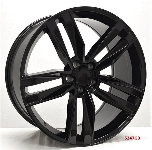 22" WHEELS FOR CHEVY CAMARO LT1 COUPE 2020 & UP stag 22x8.5/10" PIRELLI TIRES