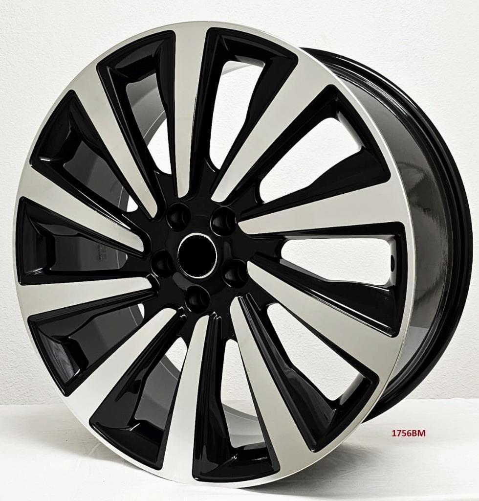 24" wheels for RANGE ROVER FULL SIZE P615 AWD (2024 MODEL) 5x120 24x10"