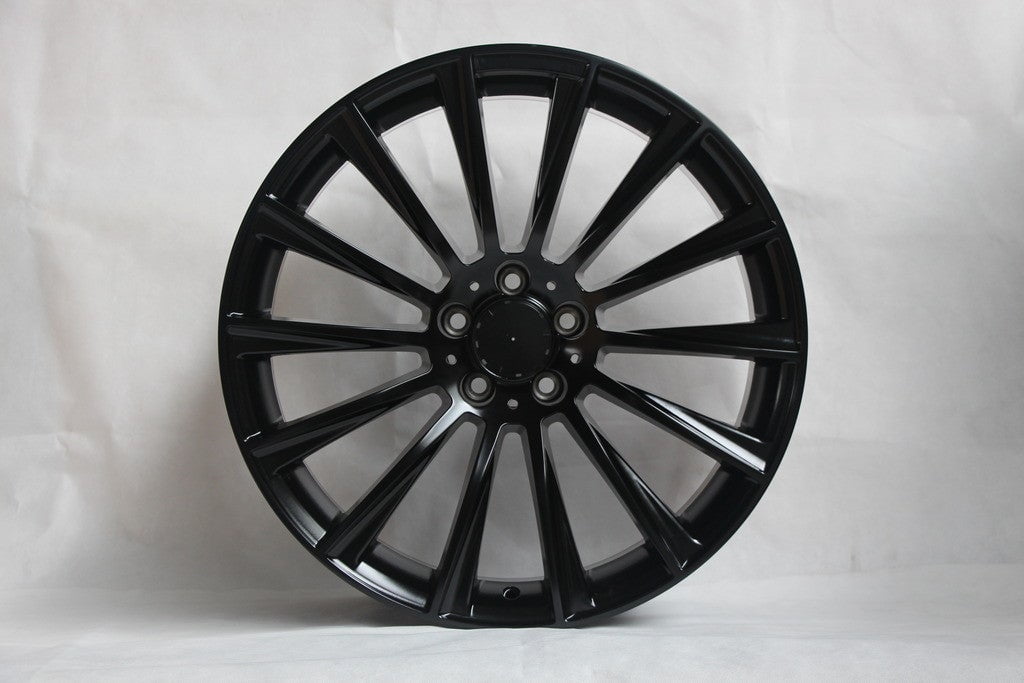 22x9/10" Staggered Aluminum Wheels R502-SB-22x9/10-5x112-35/38-66.56 (Set of 4 Wheels)