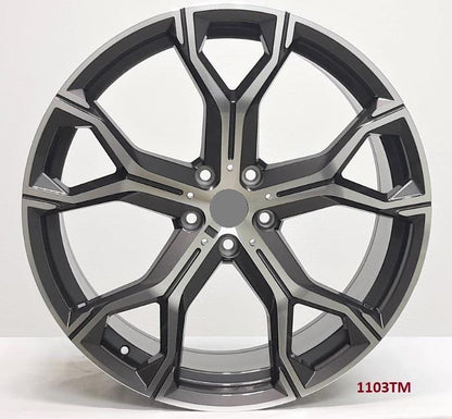 22'' wheels for BMW X7 X Drive 40i 2019 & UP (22x9.5/10.5") 5x112