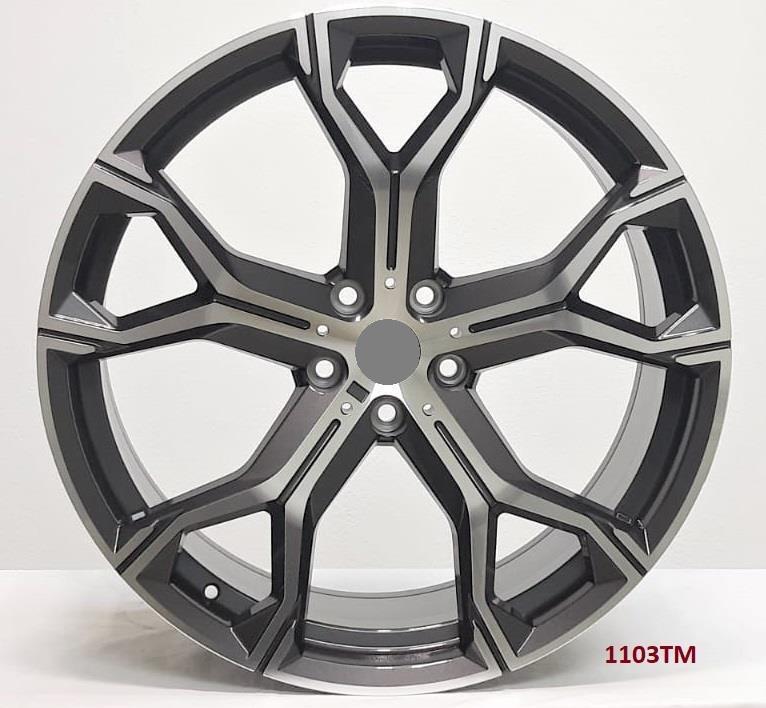 22'' wheels for BMW X6 X Drive 40i 2020 & UP (22x9.5/10.5") 5x112